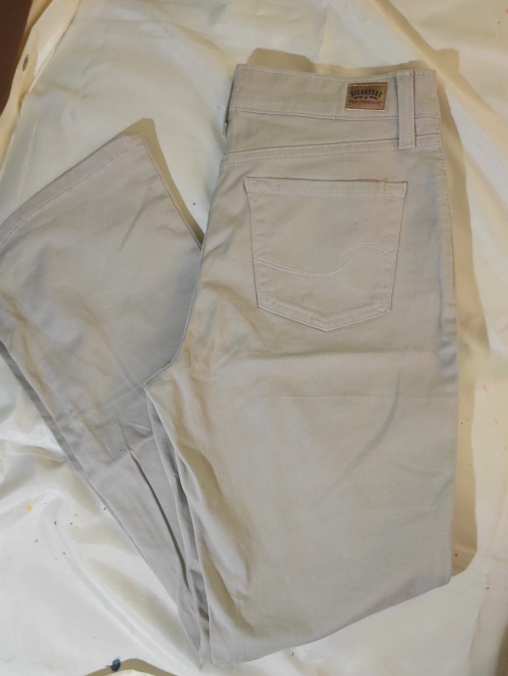 Signature Women's Chino Pants in Light Taupe